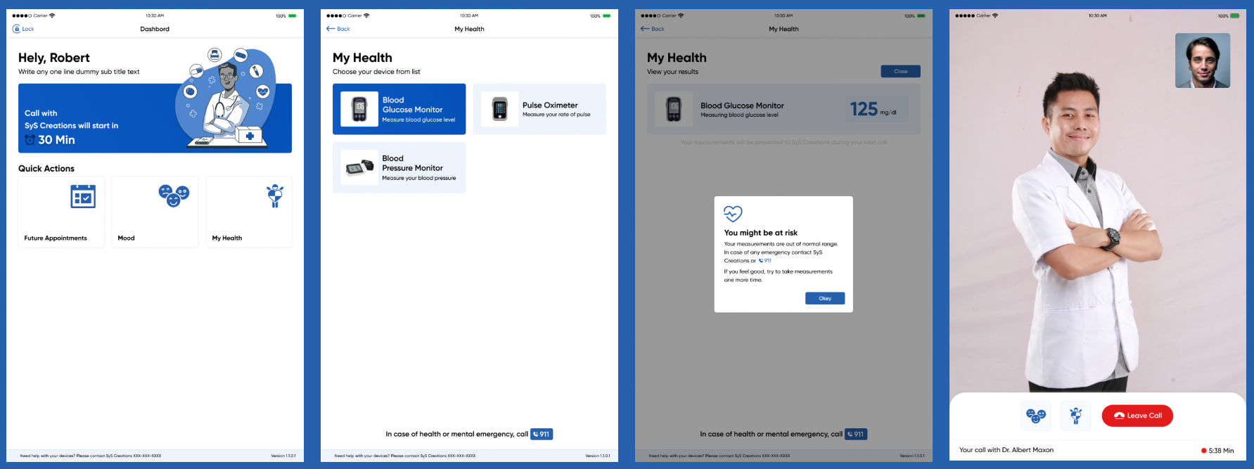 telemedicine IoT app