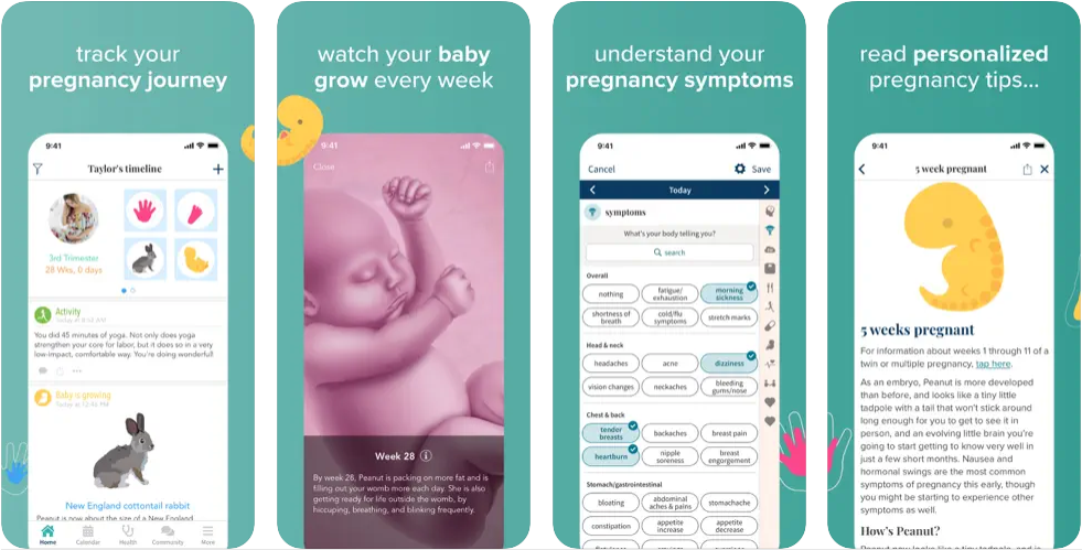 Ovia Pregnancy Tracker App