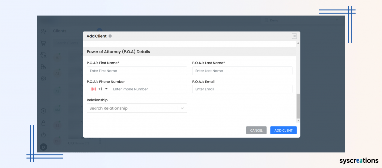 P.O.A in patient portal software