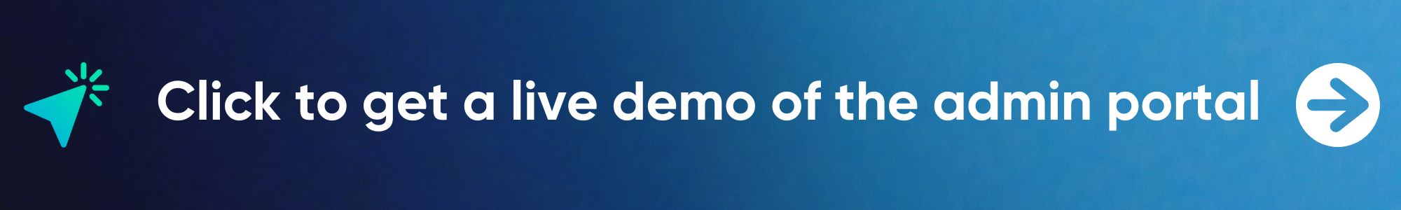 Admin portal live demo