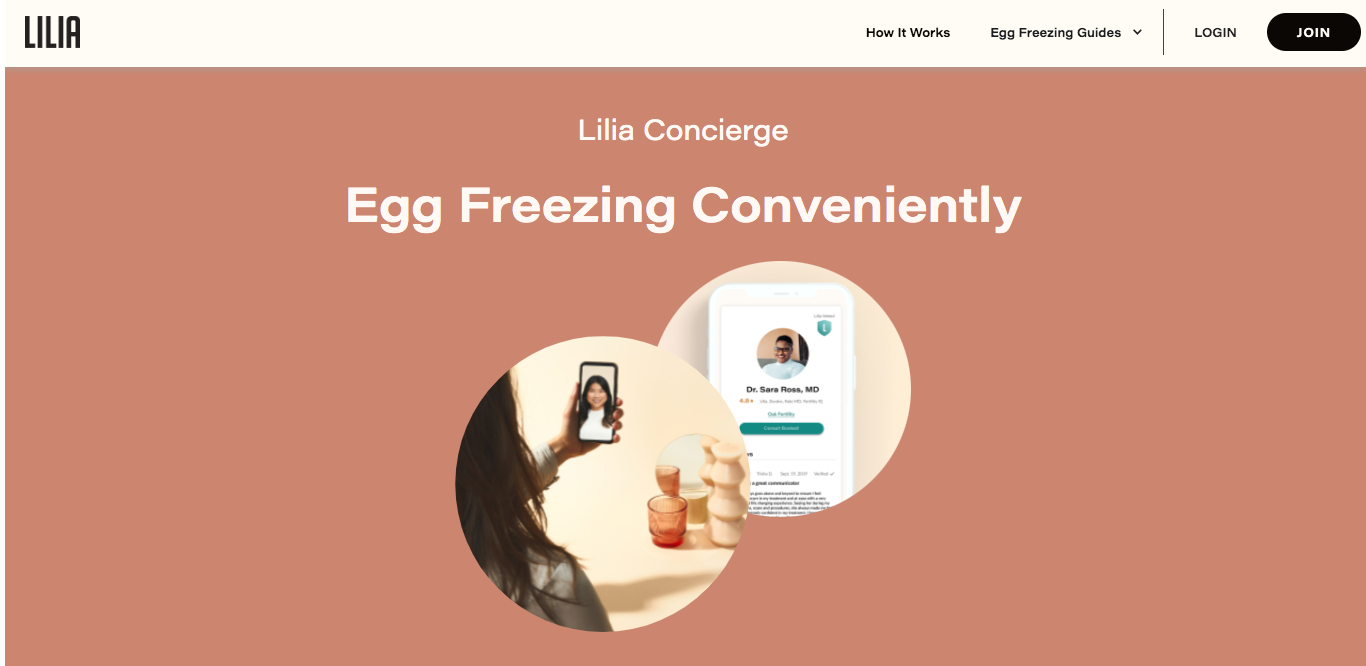 Lilia egg freezing