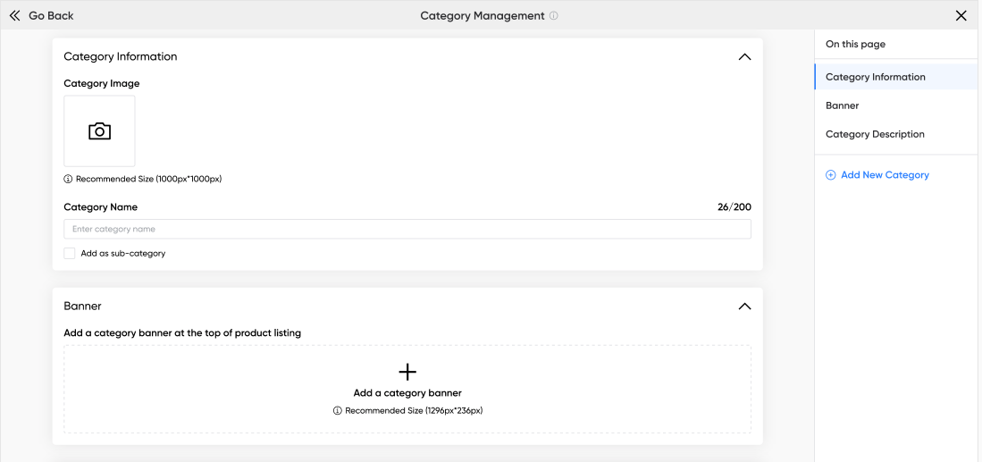 Manage categories for hospital inventory management