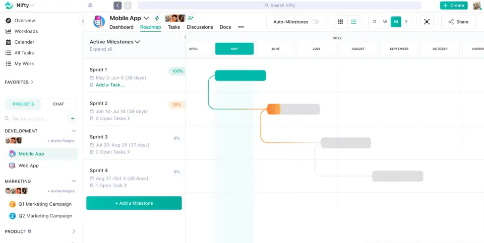 Nifty software for healthcare project management