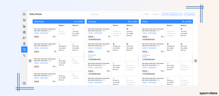 Task management in patient portal software