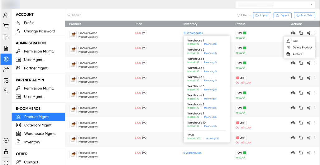 Manage products using healthcare inventory management software