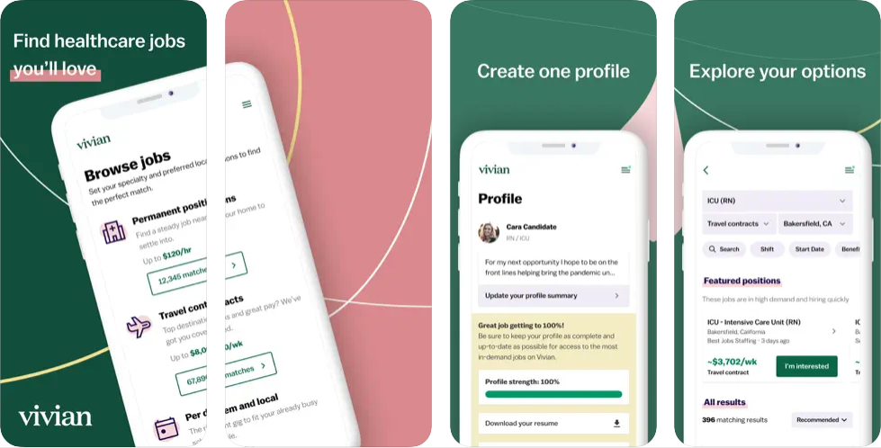 Vivian healthcare job marketplace