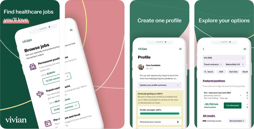 Vivian healthcare job marketplace
