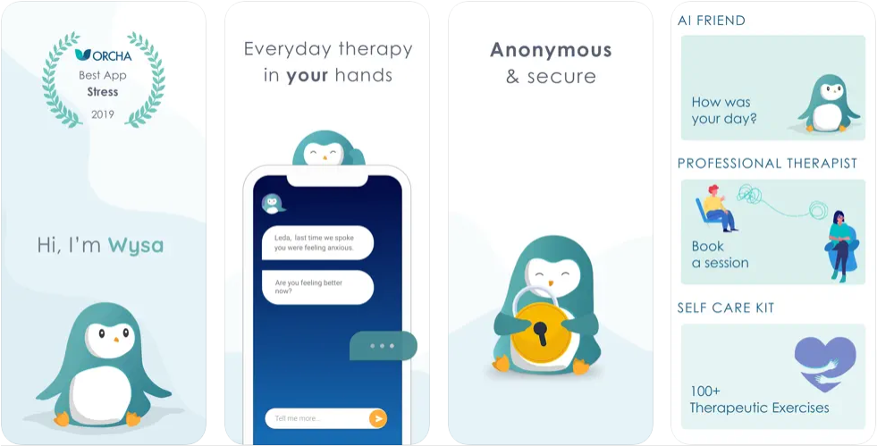 Wysa healthcare chatbot