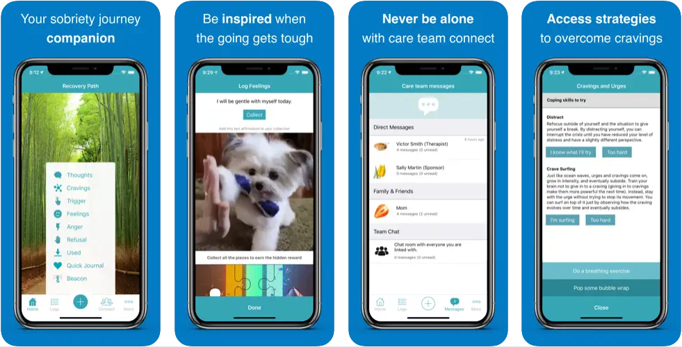 Recovery path app